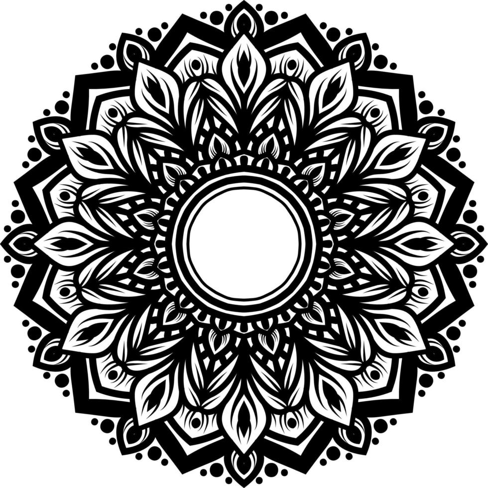 circulaire patroon mandala kunst achtergrond decoratie vector