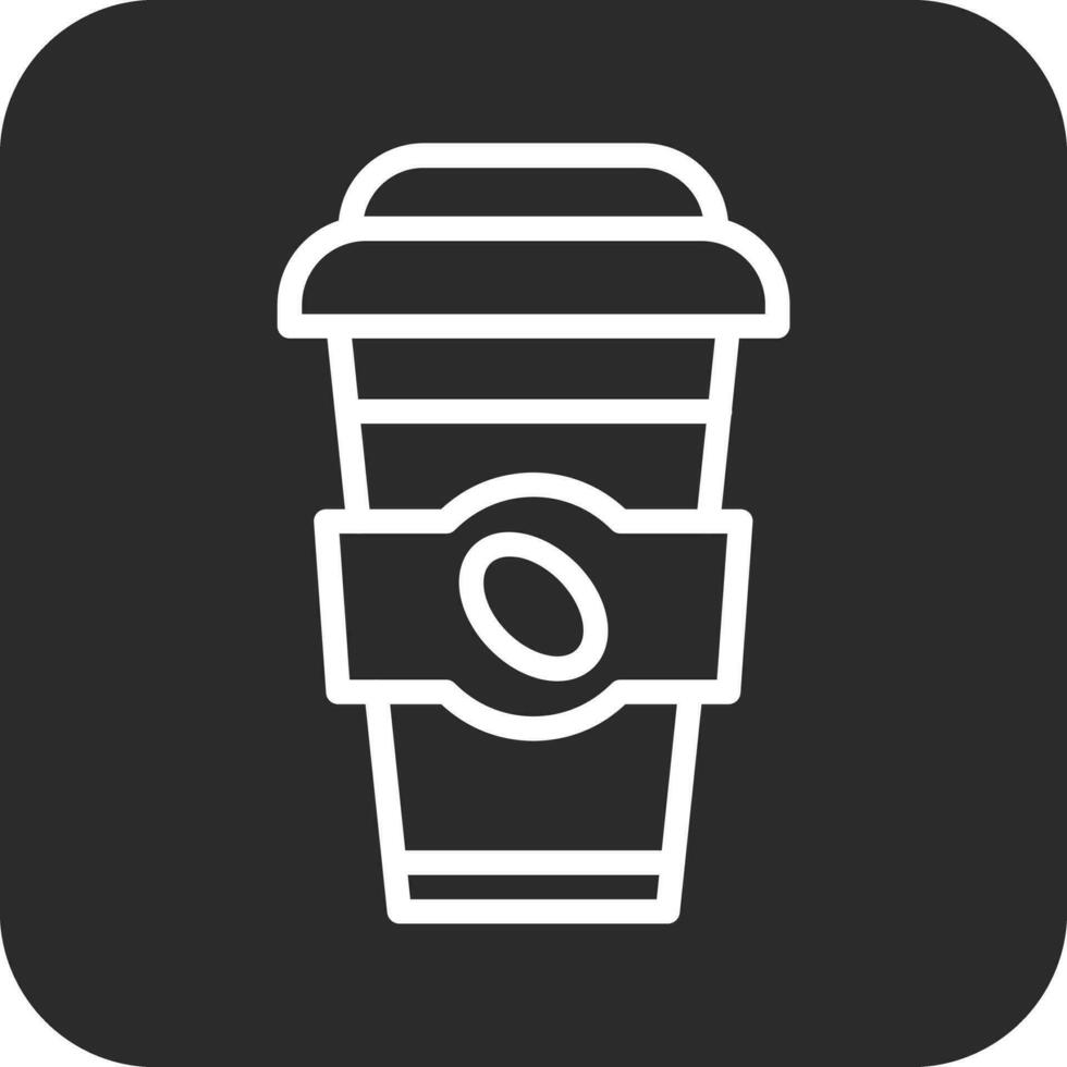 koffie meenemen vector icoon