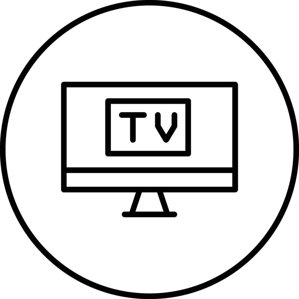 TV scherm vector icoon