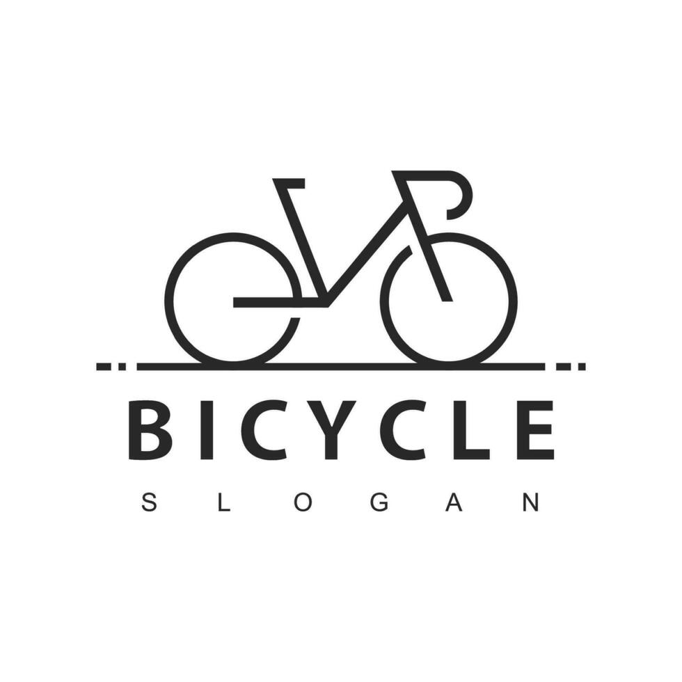 fiets logo concept icoon vector, snel fiets logo vector