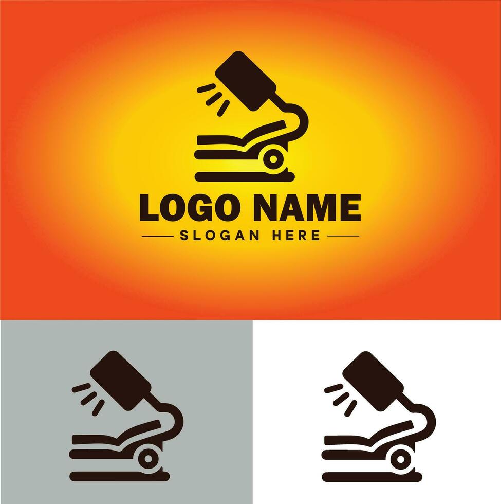 lamp logo lamp licht icoon bedrijf merk bedrijf logo sjabloon bewerkbare vector