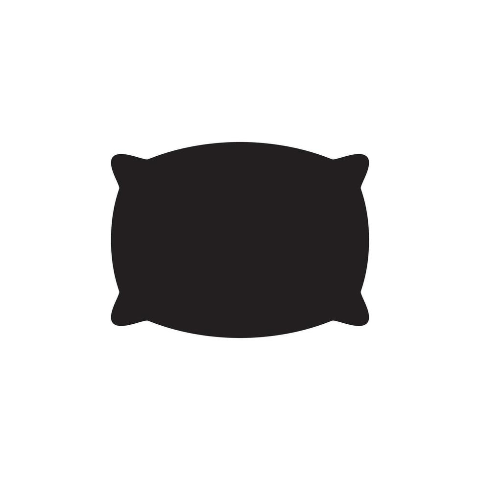hoofdkussen icoon, logo geïsoleerd Aan wit achtergrond vector