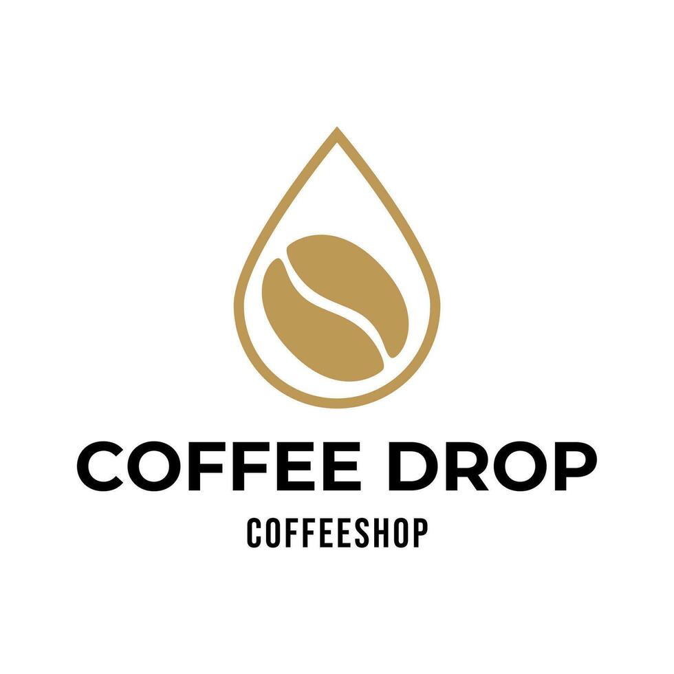 koffie logo, geschikt voor koffie winkel logo of Product merk identiteit. vector