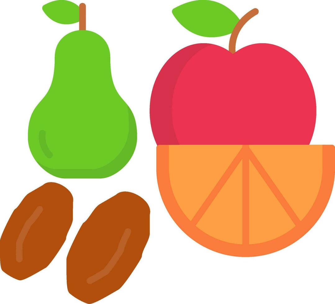 fruit vlak icoon vector
