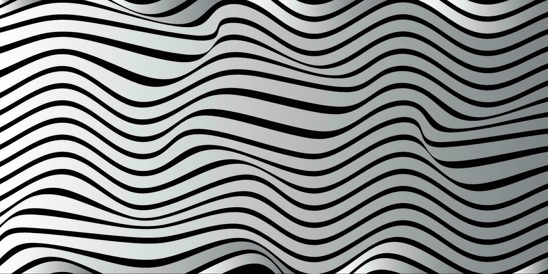 abstract gebogen golvend lijnen patroon vector illustratie.