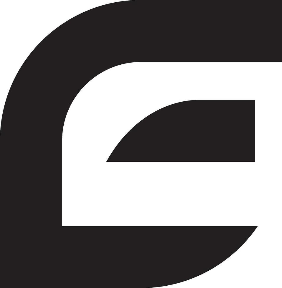 eerste brief logo vector element