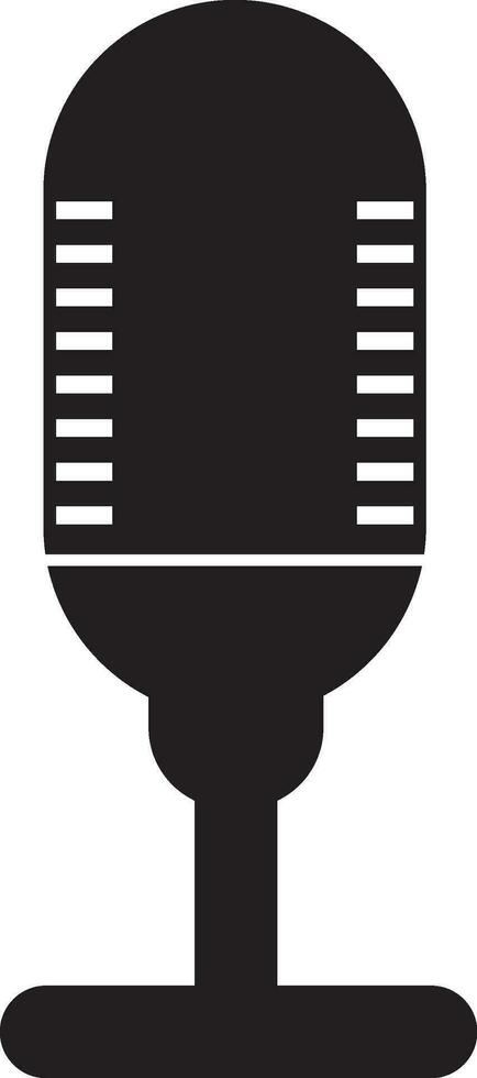 podcast microfoon icoon vector element