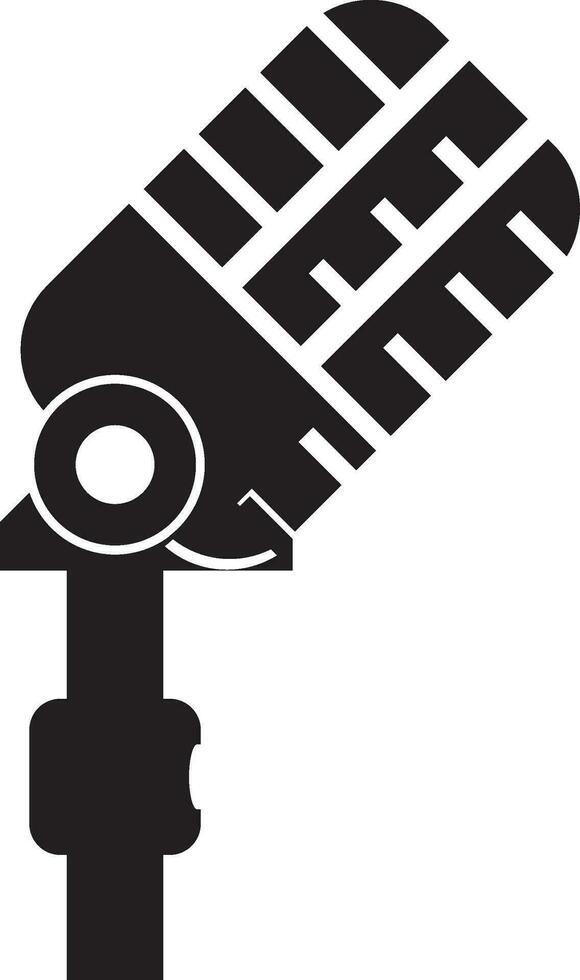 podcast microfoon icoon vector element