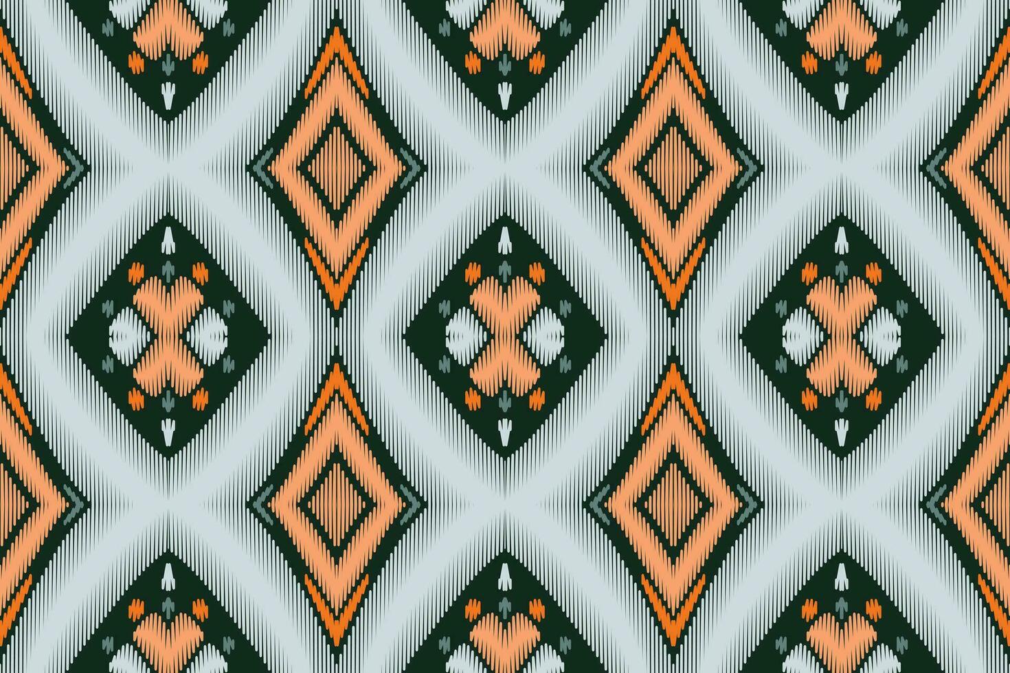 ikat bloemen paisley borduurwerk Aan wit achtergrond.geometrisch etnisch oosters patroon traditioneel.azteken stijl abstract vector illustratie.ontwerp voor textuur, stof, kleding, verpakking, decoratie, sarong.