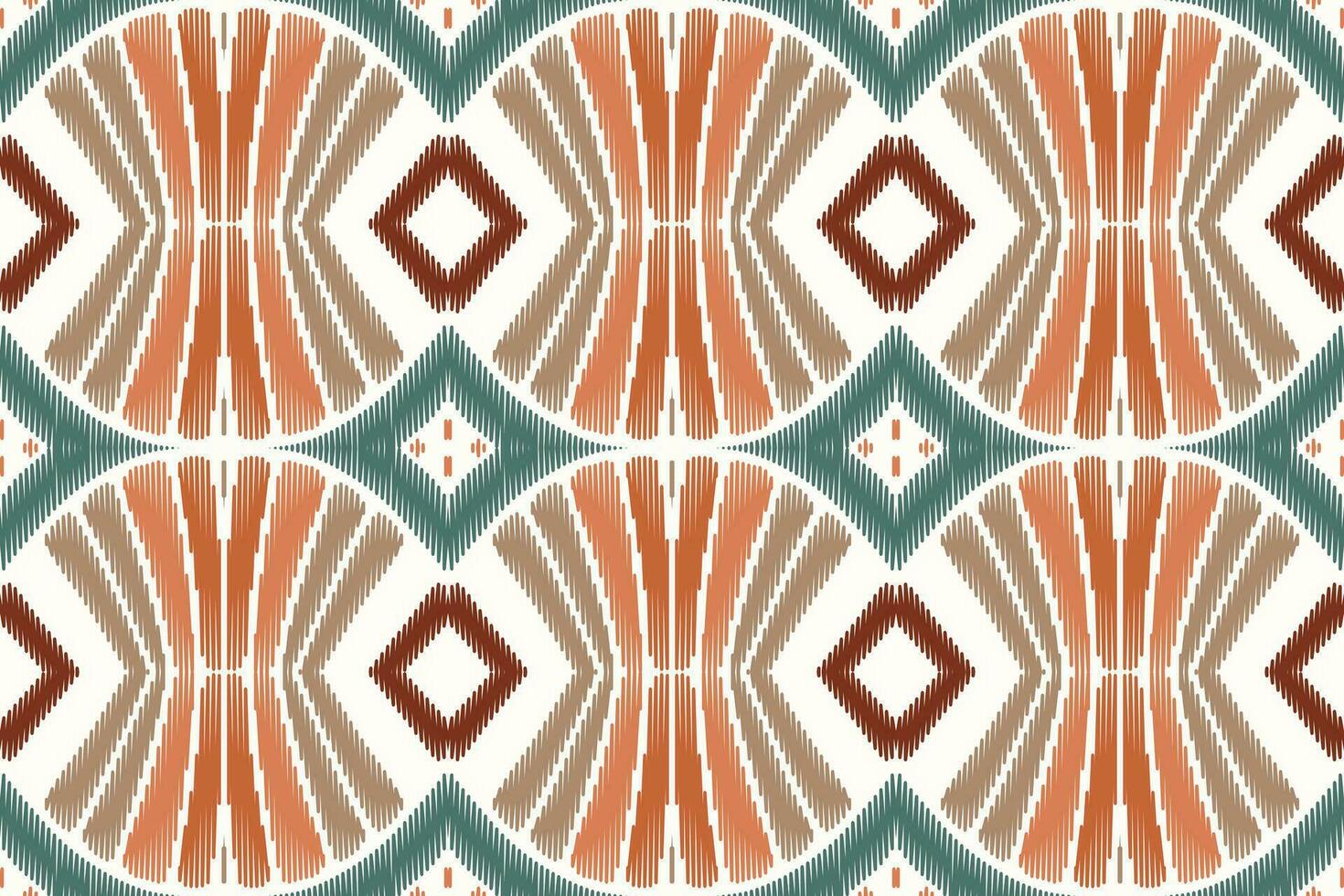 Afrikaanse ikat bloemen paisley borduurwerk Aan wit achtergrond.geometrisch etnisch oosters patroon traditioneel.azteken stijl abstract vector illustratie.ontwerp voor textuur, stof, kleding, verpakking, tapijt.