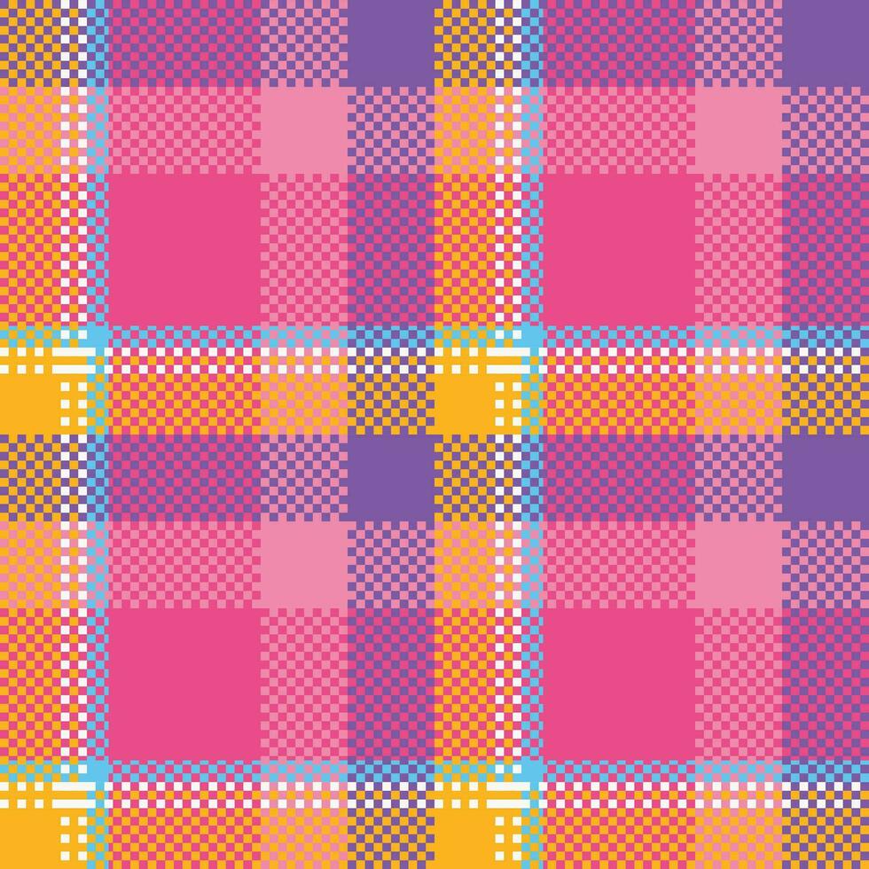 plaids patroon naadloos. katoenen stof patronen naadloos Schotse ruit illustratie vector reeks voor sjaal, deken, andere modern voorjaar zomer herfst winter vakantie kleding stof afdrukken.