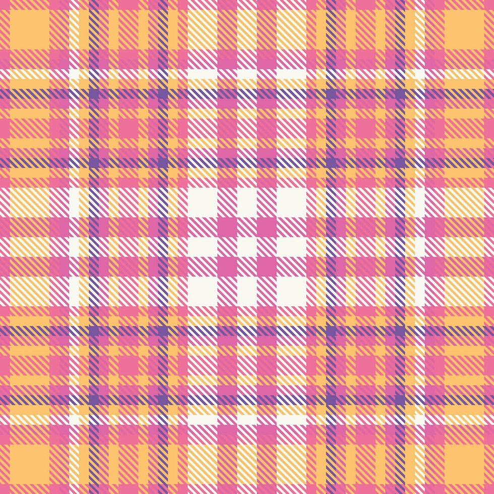 Schotse ruit plaid vector naadloos patroon. plaid patroon naadloos. traditioneel Schots geweven kleding stof. houthakker overhemd flanel textiel. patroon tegel swatch inbegrepen.