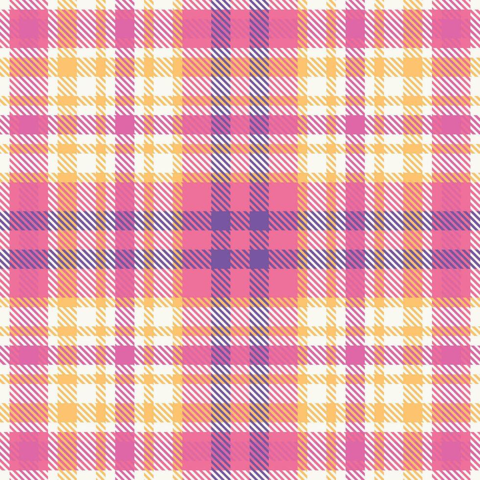 Schotse ruit plaid vector naadloos patroon. plaid patroon naadloos. voor sjaal, jurk, rok, andere modern voorjaar herfst winter mode textiel ontwerp.