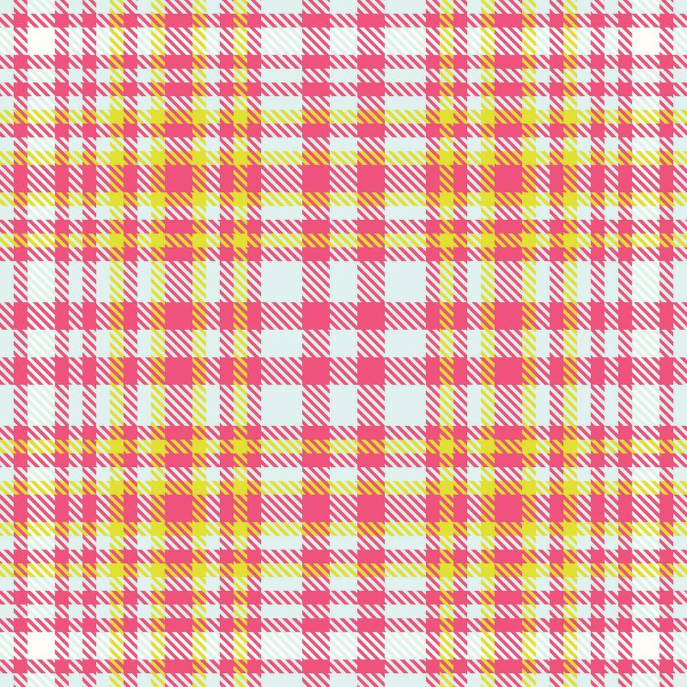 Schotse ruit plaid naadloos patroon. Schotse ruit naadloos patroon. sjabloon voor ontwerp ornament. naadloos kleding stof textuur. vector illustratie