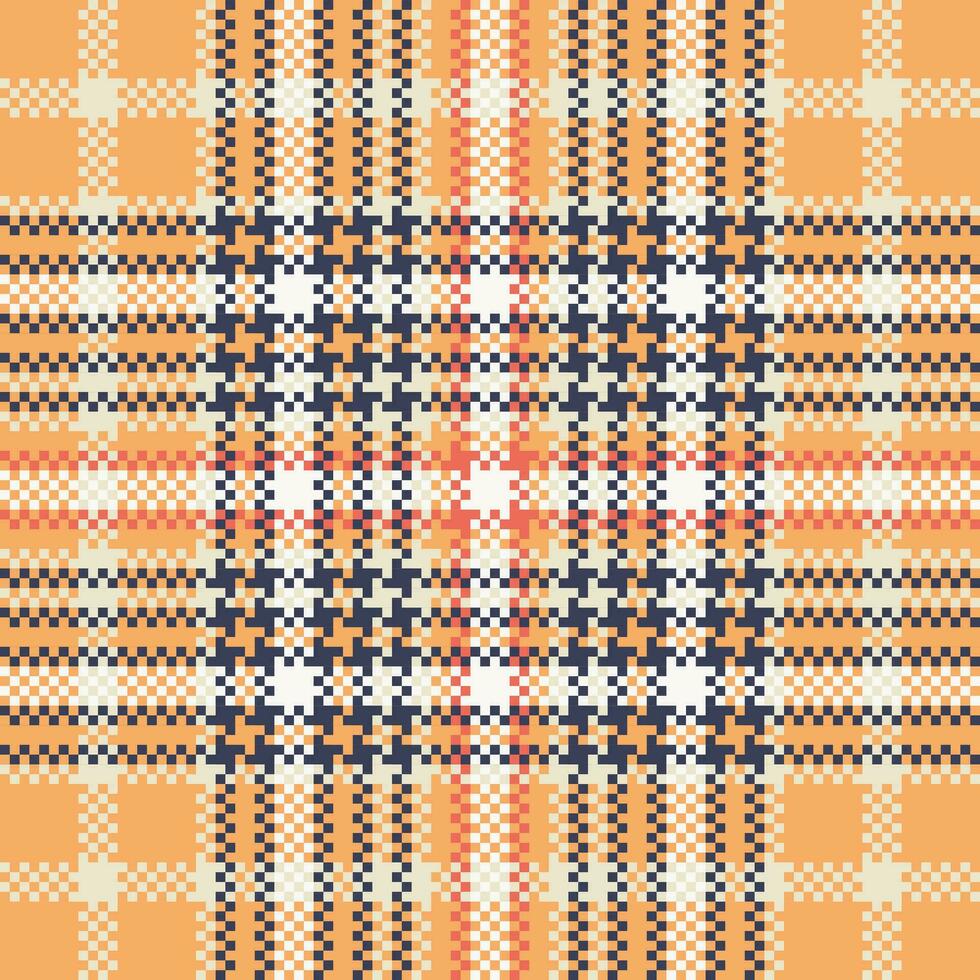 plaid patroon naadloos. schaakbord patroon traditioneel Schots geweven kleding stof. houthakker overhemd flanel textiel. patroon tegel swatch inbegrepen. vector