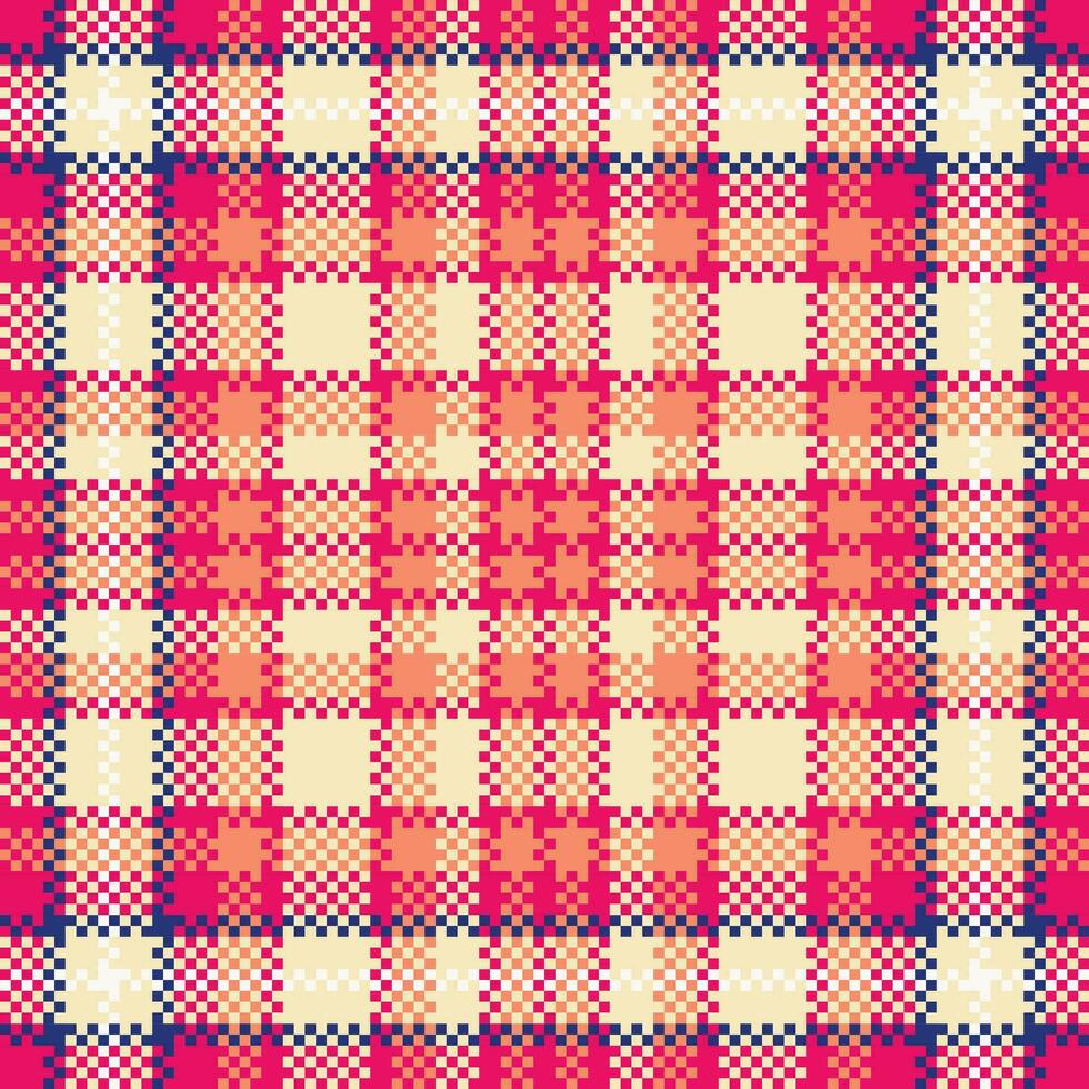 plaid patroon naadloos. Schots plaid, naadloos Schotse ruit illustratie vector reeks voor sjaal, deken, andere modern voorjaar zomer herfst winter vakantie kleding stof afdrukken.