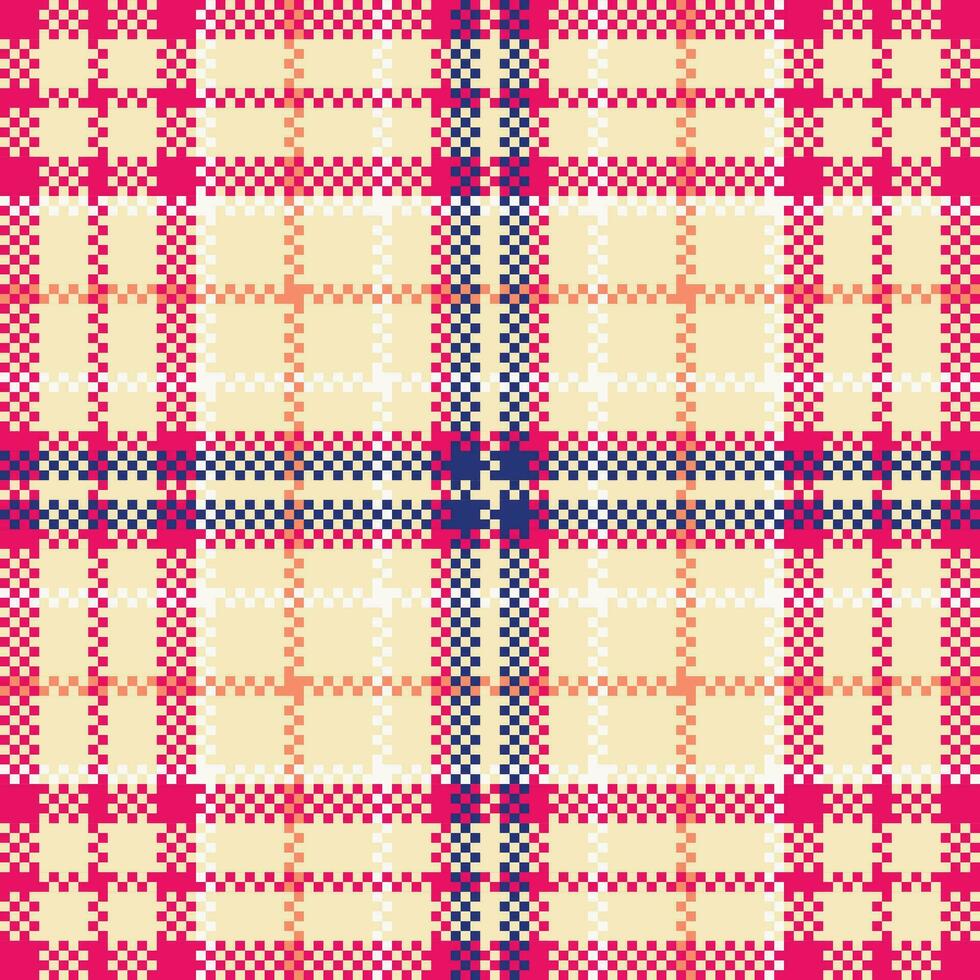 plaid patroon naadloos. Schotse ruit plaid vector naadloos patroon. sjabloon voor ontwerp ornament. naadloos kleding stof textuur.