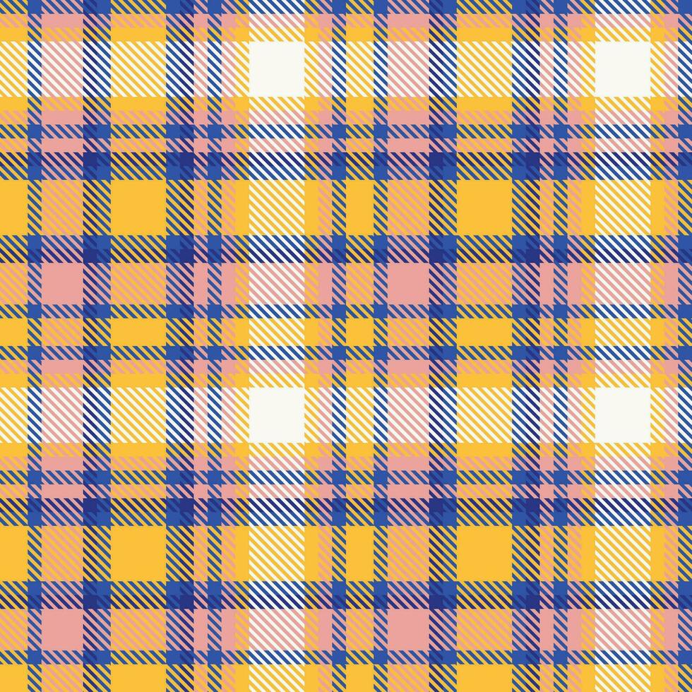 Schots Schotse ruit plaid naadloos patroon, controleur patroon. traditioneel Schots geweven kleding stof. houthakker overhemd flanel textiel. patroon tegel swatch inbegrepen. vector