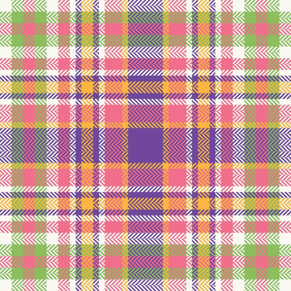 plaid patronen naadloos. Schots Schotse ruit patroon sjabloon voor ontwerp ornament. naadloos kleding stof textuur. vector