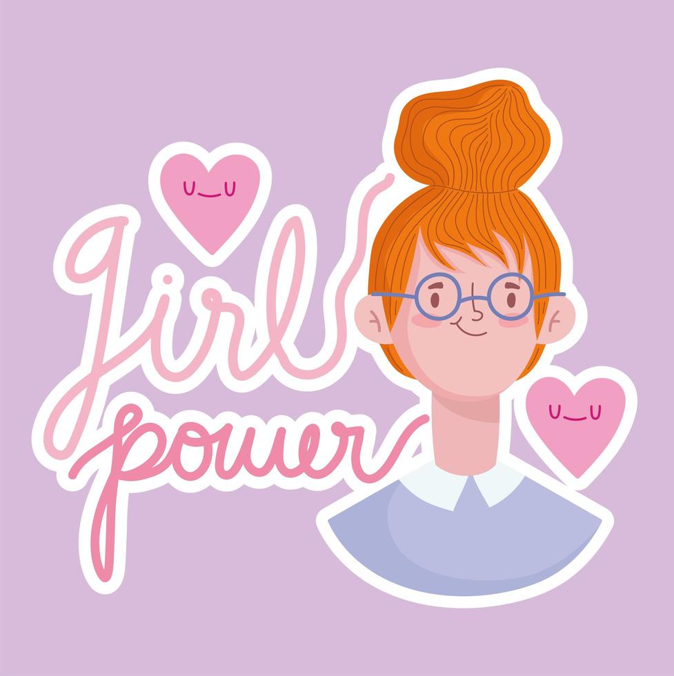 girl power vrouw vector