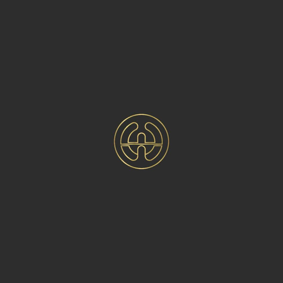 euh, wij, e en w abstract eerste monogram brief alfabet logo ontwerp vector