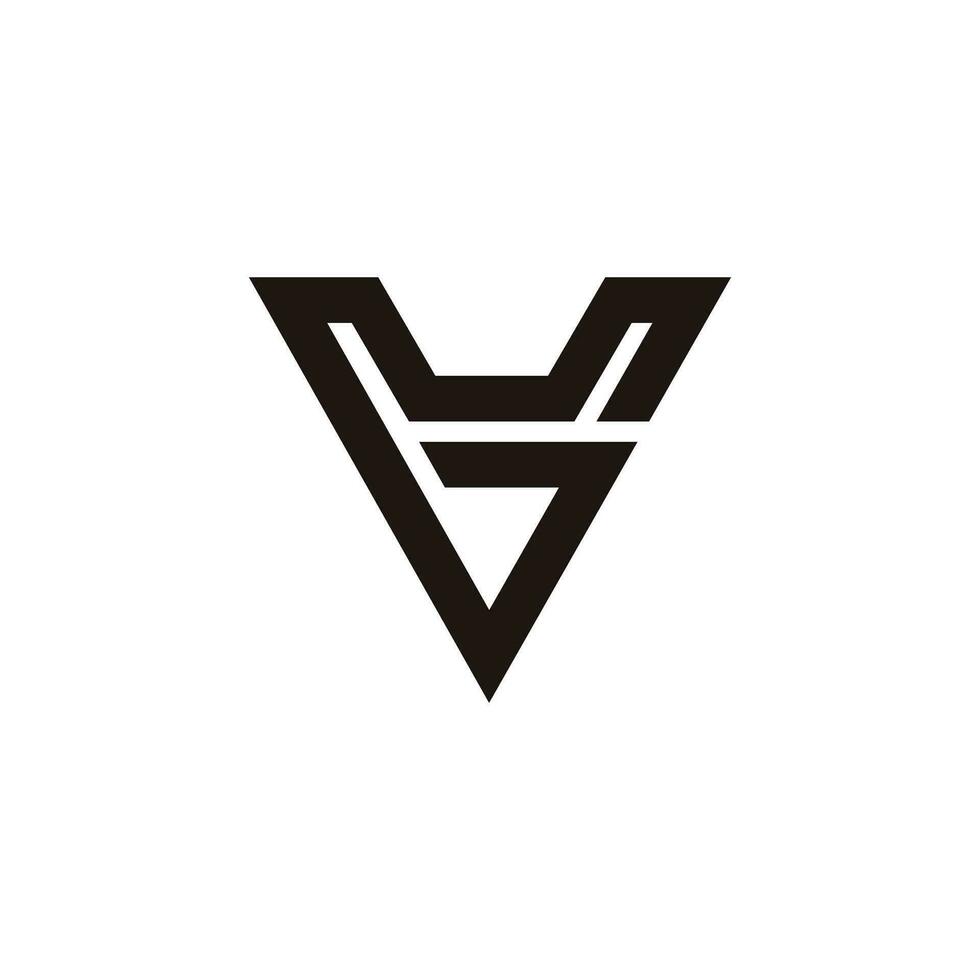 eerste brief vg logo of gv logo vector ontwerp sjabloon