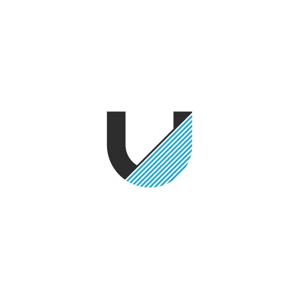 alfabet brieven initialen monogram logo uu, u vector