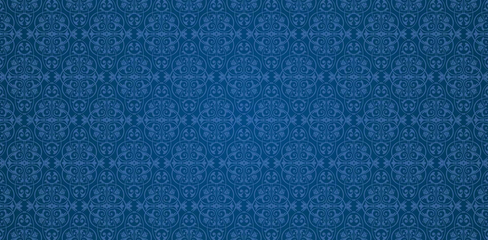 blauw gebreid kleding stof getextureerde achtergronden met een patronen van krullen en bloemen elementen voor textiel achtergronden, boeken omslag, digitaal interfaces, prints Sjablonen materiaal kaarten uitnodiging, wraps vector