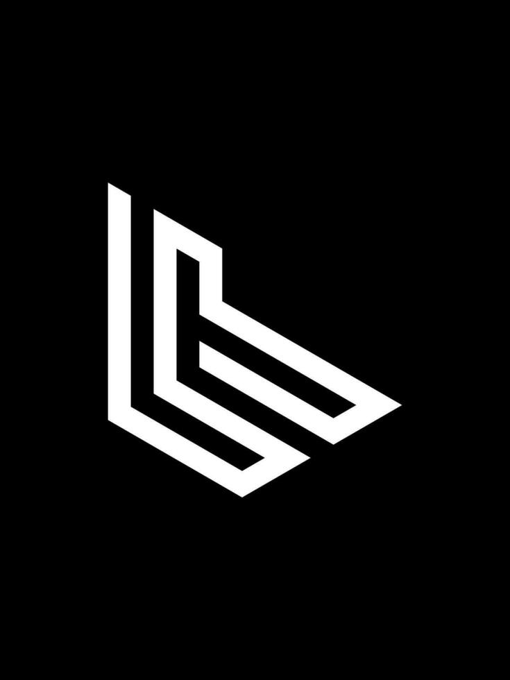 lt monogram logo sjabloon vector