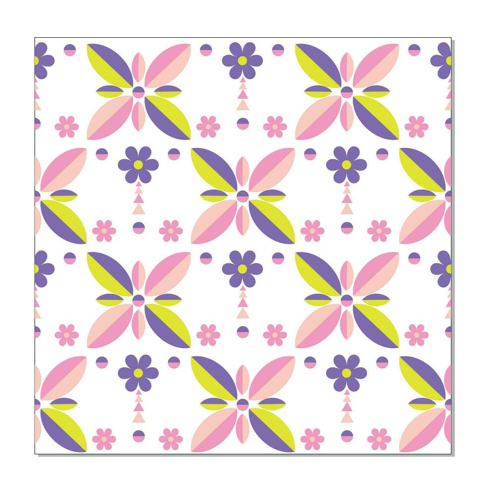 naadloos bloemen patroon vorm ontwerp abstract illustratie. pastel kleuren. structuur voor afdrukken boek, behang, poster, enz. vector