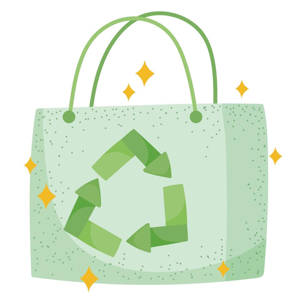 recycle tas herbruikbaar vector