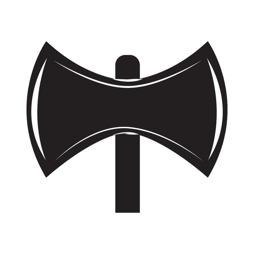 bijl icoon logo vector ontwerp sjabloon