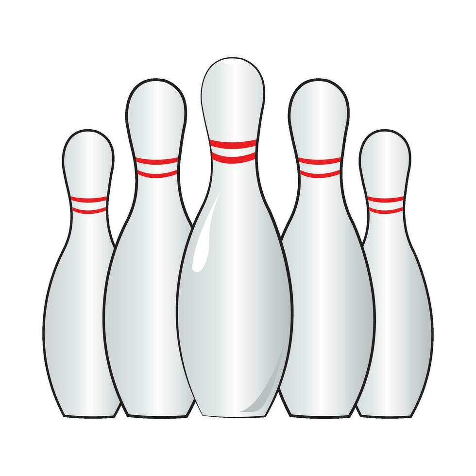 bowling icoon logo vector ontwerp sjabloon