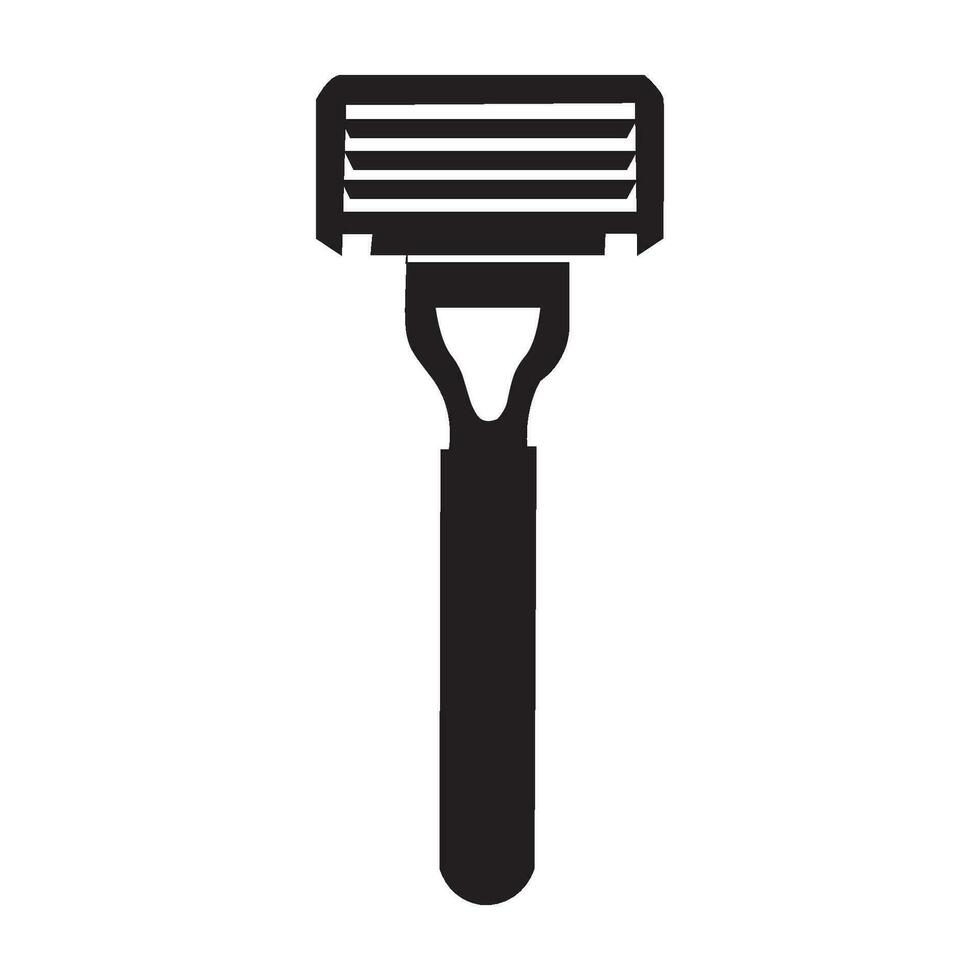 scheermes blad icoon logo vector ontwerp sjabloon