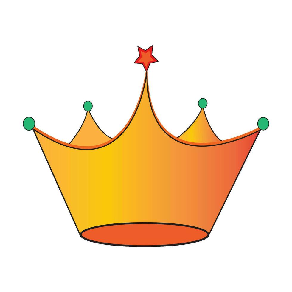 kroon icoon logo vector ontwerp sjabloon