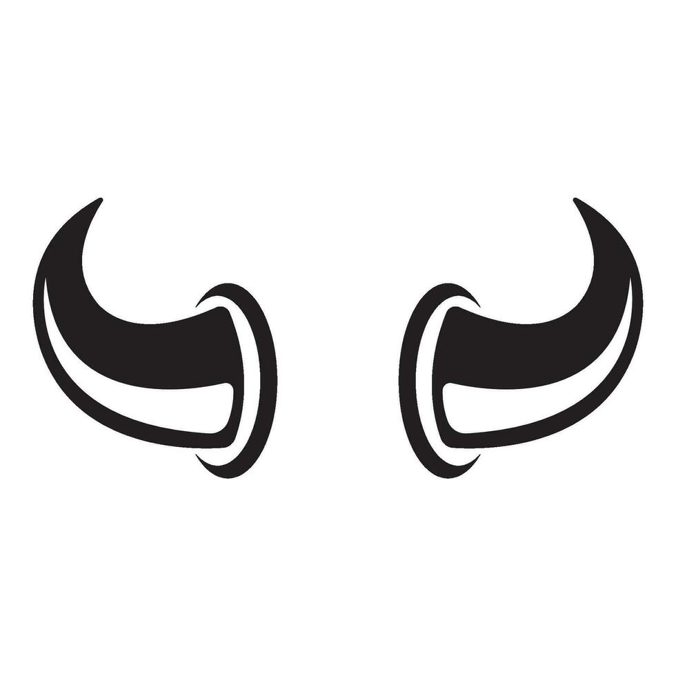 hoorns icoon logo vector ontwerp sjabloon