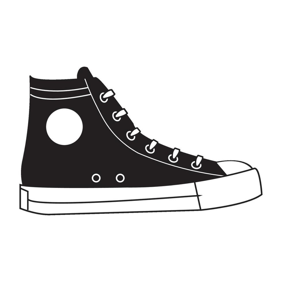 schoen icoon logo vector ontwerp sjabloon