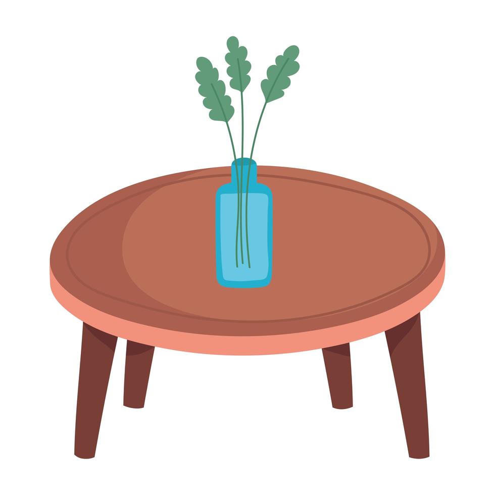 plant op tafel vector