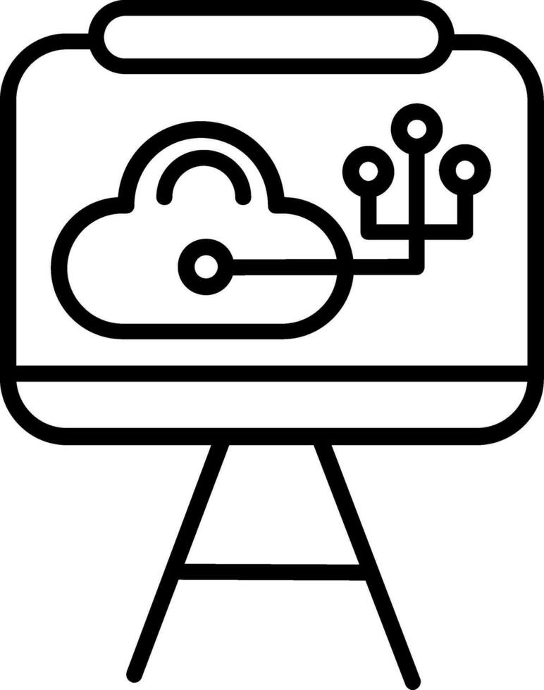 presentatie vector pictogram