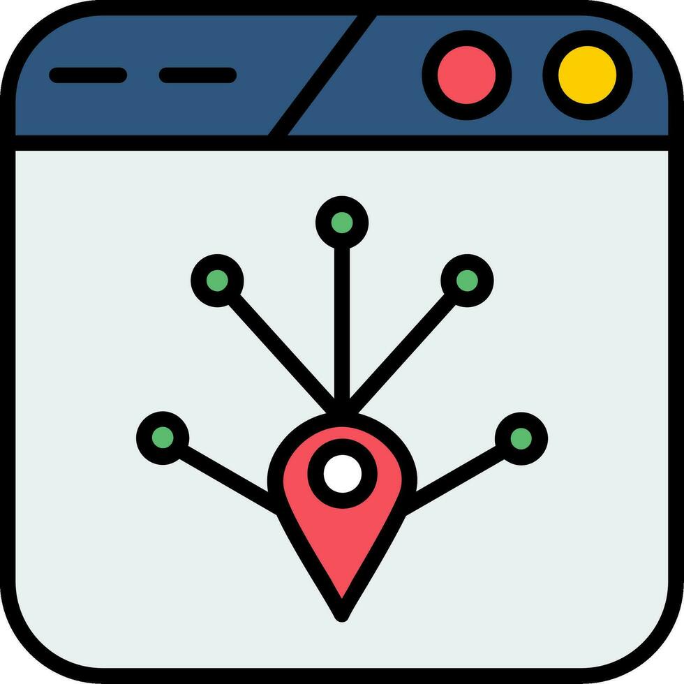 navigatie vector pictogram