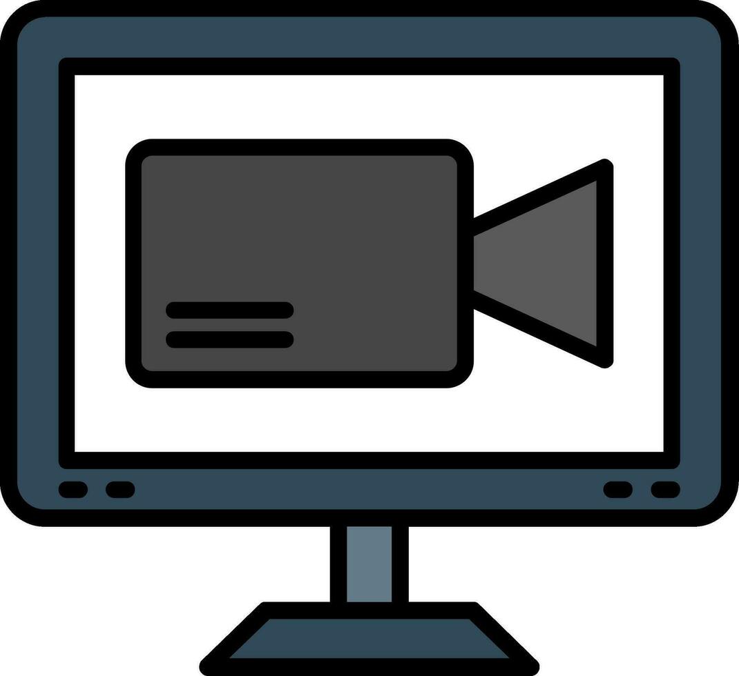 videocamera vector pictogram