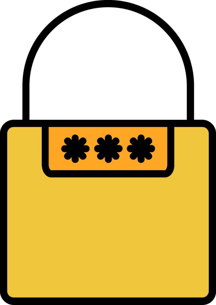 hangslot vector pictogram