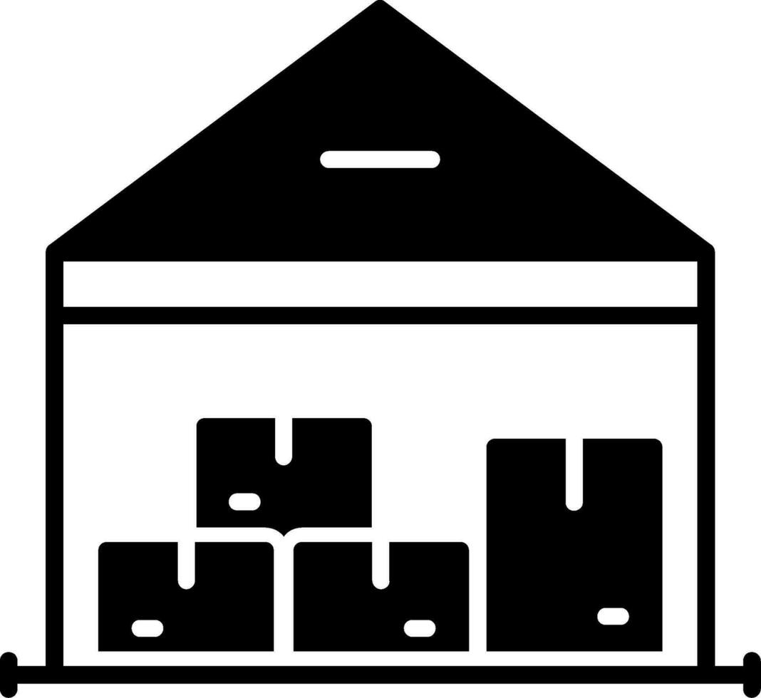 magazijn vector pictogram