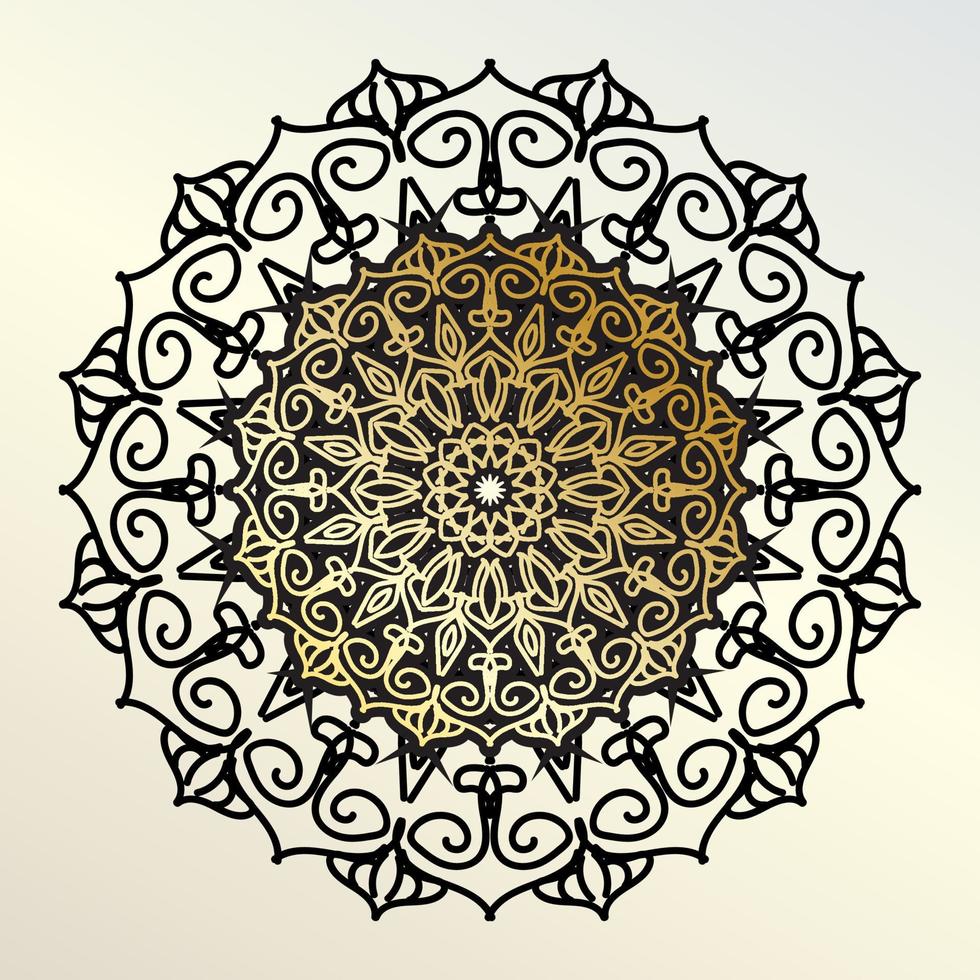 vector ronde abstracte cirkel. mandala-stijl.