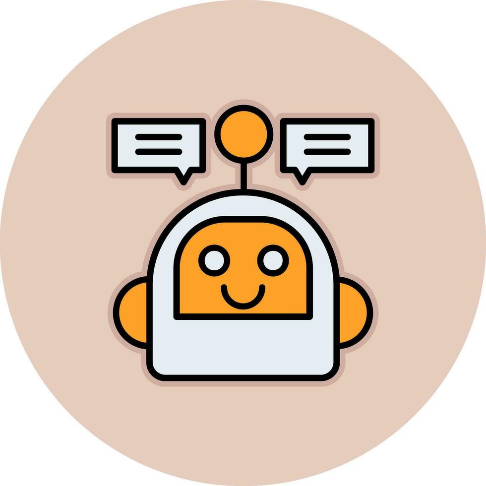 Chatbot vector icoon