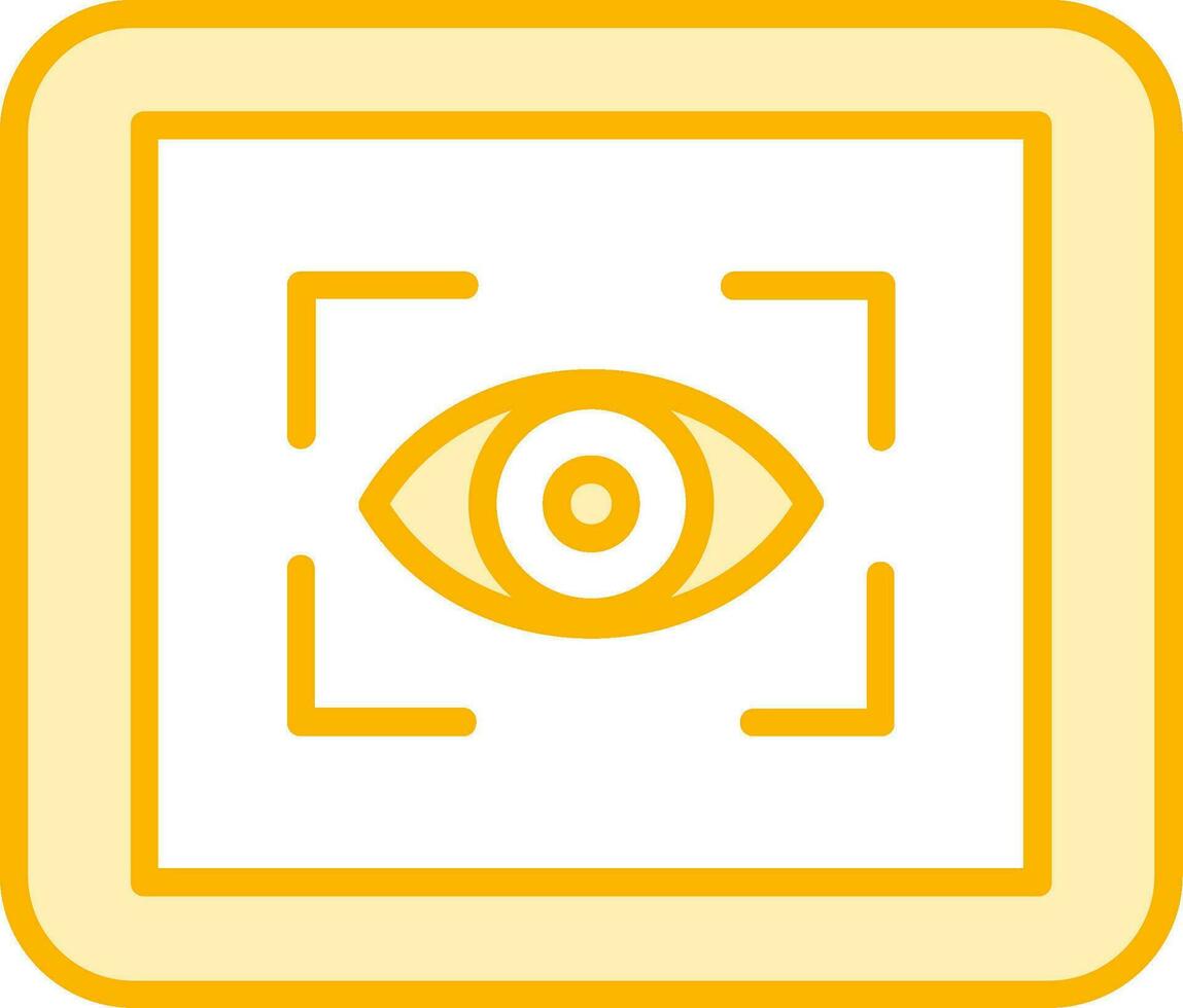 oog scanner vector icoon