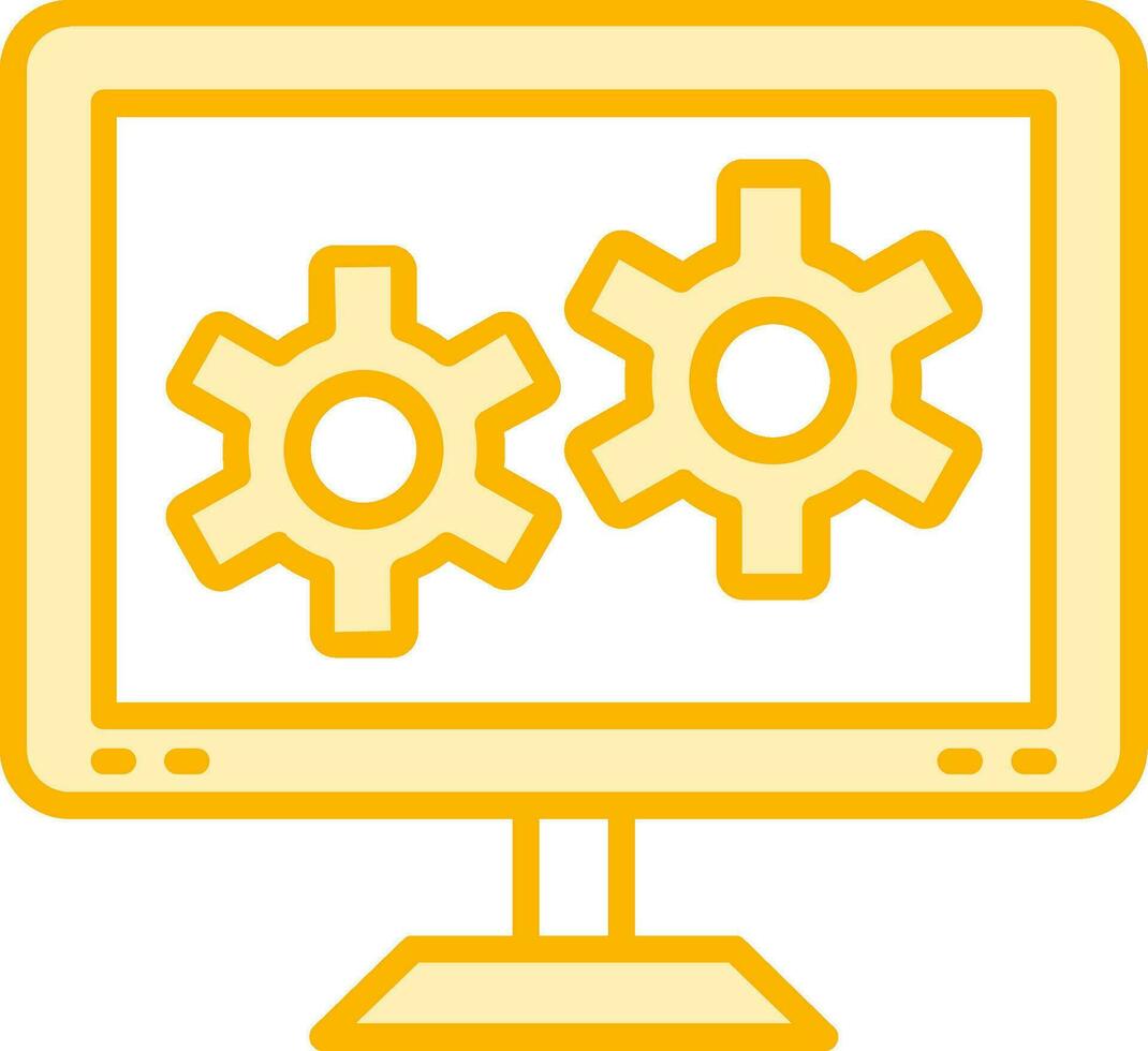 instellingen vector pictogram