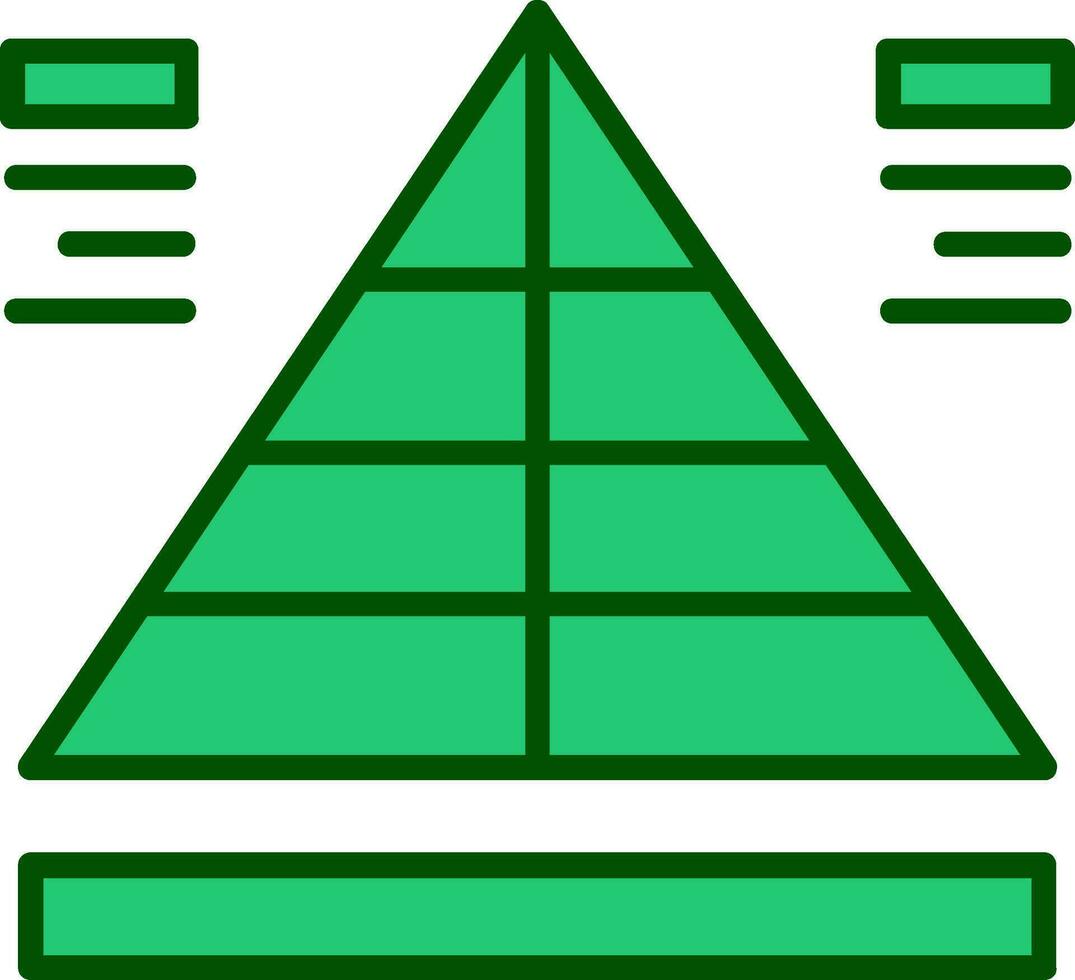 piramide vector icoon