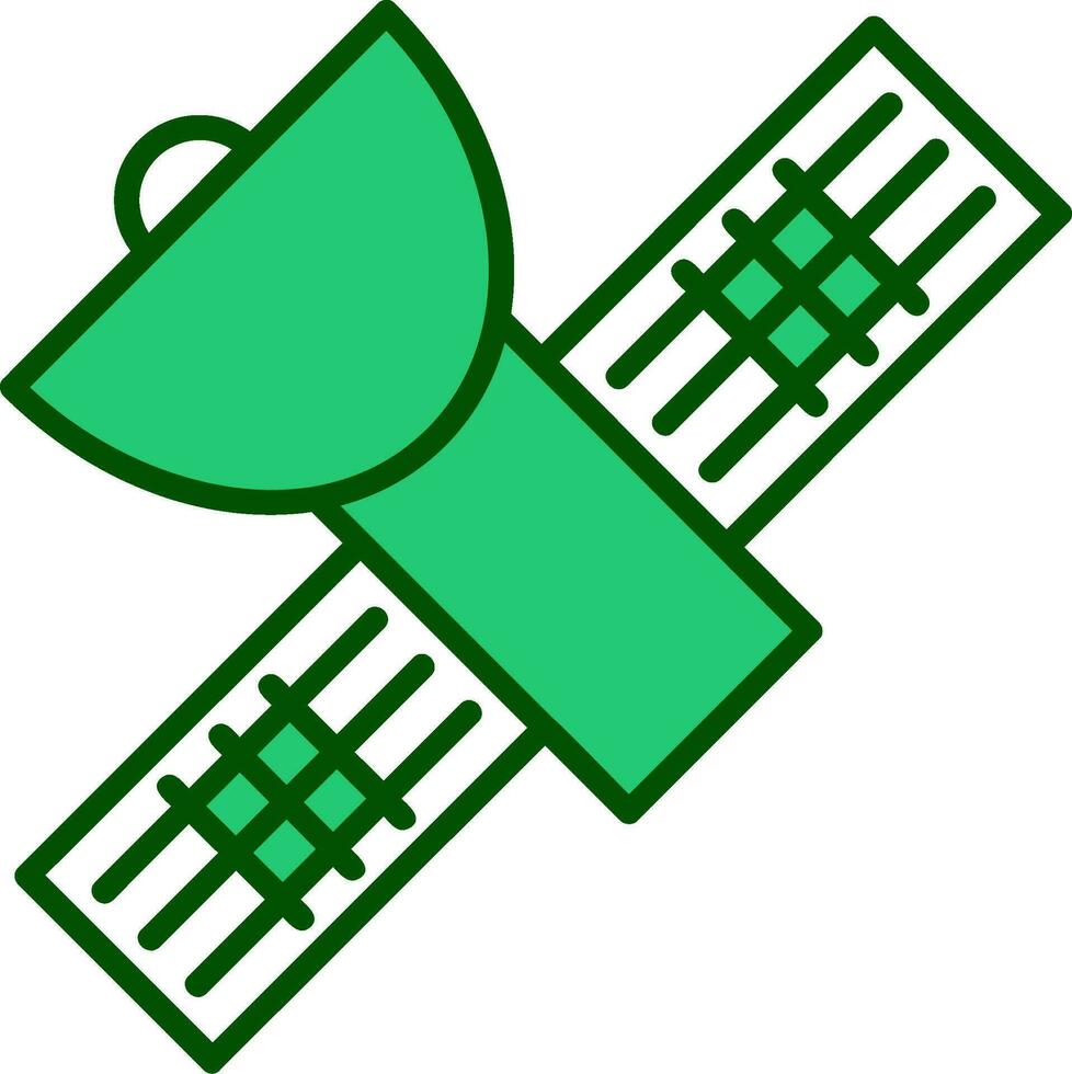 satelliet vector pictogram