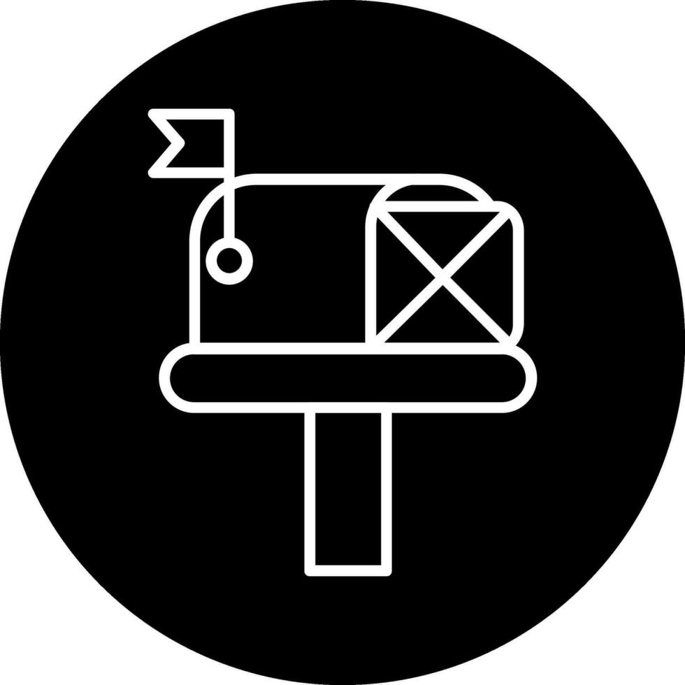 brievenbus vector icoon